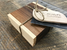 Load image into Gallery viewer, Coasters  - Black Walnut & Maple (Set of 4)