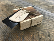 Load image into Gallery viewer, Coasters  - Black Walnut & Maple (Set of 4)