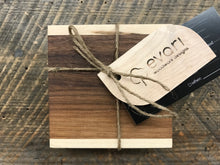 Load image into Gallery viewer, Coasters  - Black Walnut & Maple (Set of 4)