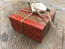 Load image into Gallery viewer, Coasters  - Black Walnut & Padauk (Set of 4)