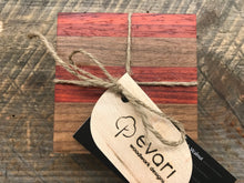 Load image into Gallery viewer, Coasters  - Black Walnut & Padauk (Set of 4)