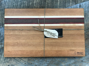 Cutting Board  - Cherry, Black Walnut, Maple & Padauk (Large)