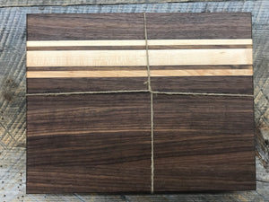 Cutting Boards  - Black Walnut, Maple & Bolivian Coffeewood (No Juice Groove)